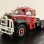 Neo 64061 - 1957 Mack B-61ST Red/Black with Sleeper Cab - Scale 1:64