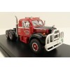 Neo 64061 - 1957 Mack B-61ST Red/Black with Sleeper Cab - Scale 1:64