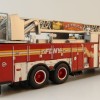 PCX87 - Ferrara Ultra Ladder 43 Fire Department New York Manhattan 2013 - Scale 1:87 !!! Second Paint issue !!!
