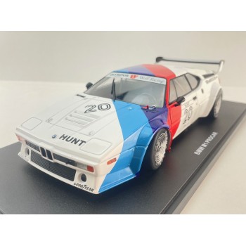 WERK83 W1803017 - BMW M1 Procar No 20 BMW M1 ProCar Series Donington Park 1979 James Hunt Box Damage - Scale 1:18