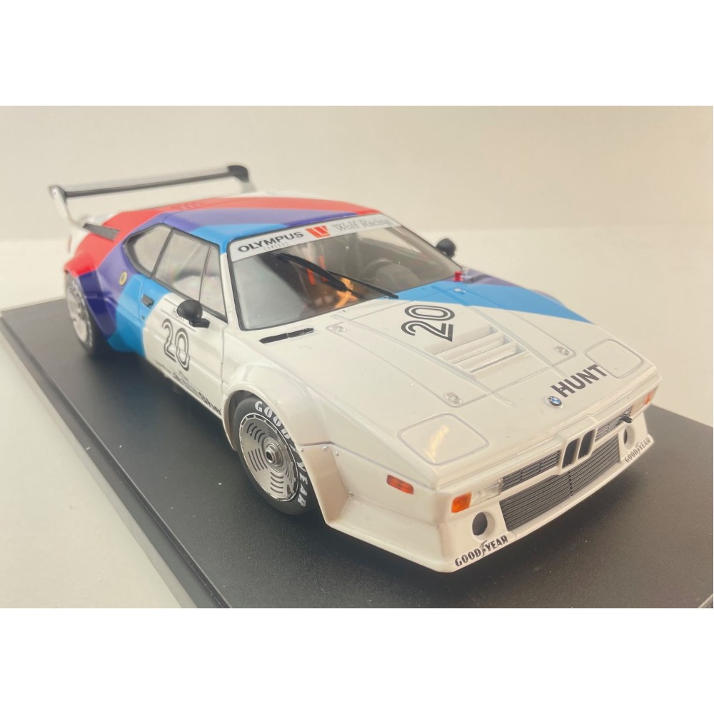 WERK83 W1803017 - BMW M1 Procar No 20 BMW M1 ProCar Series Donington Park 1979 James Hunt Box Damage - Scale 1:18