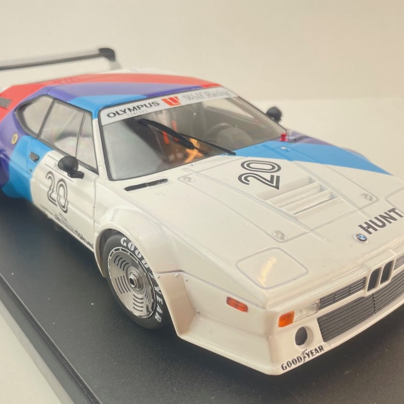 WERK83 W1803017 - BMW M1 Procar No 20 BMW M1 ProCar Series Donington Park 1979 James Hunt Box Damage - Scale 1:18