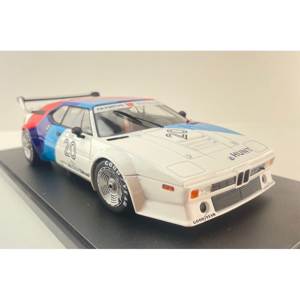 WERK83 W1803017 - BMW M1 Procar No 20 BMW M1 ProCar Series Donington Park 1979 James Hunt Box Damage - Scale 1:18