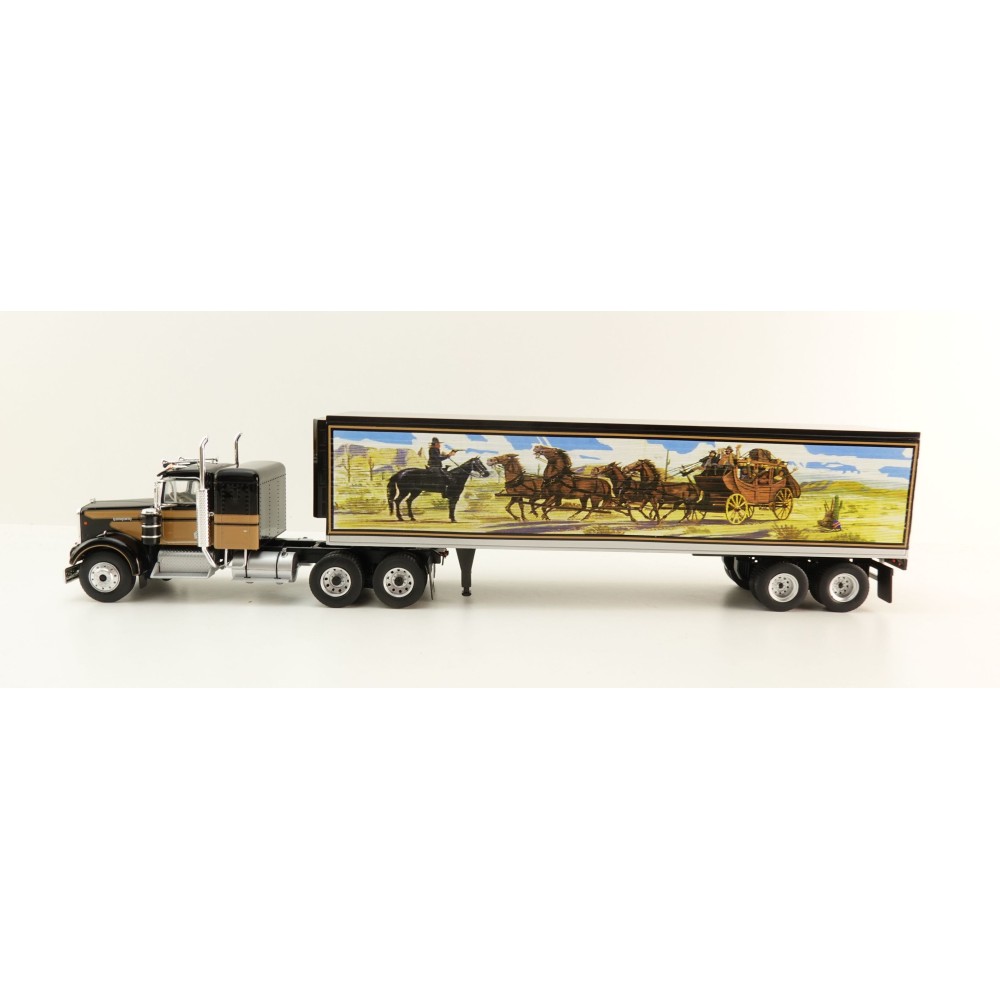 WERK83 W83431001 - Kenworth W925 6x4 Truck with Box Trailer Smokey and the Bandit - Scale 1:43