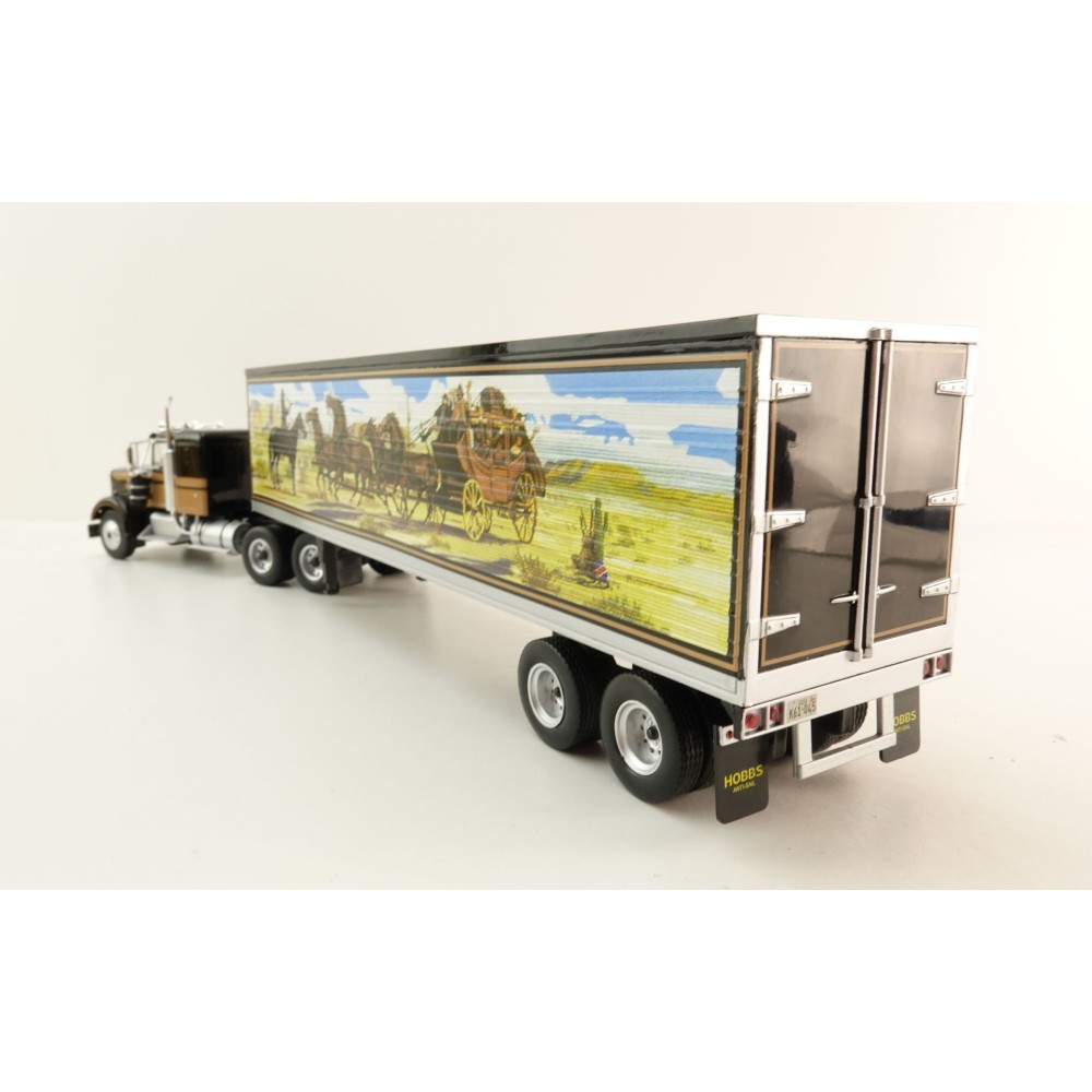 WERK83 W83431001 - Kenworth W925 6x4 Truck with Box Trailer Smokey and the Bandit - Scale 1:43