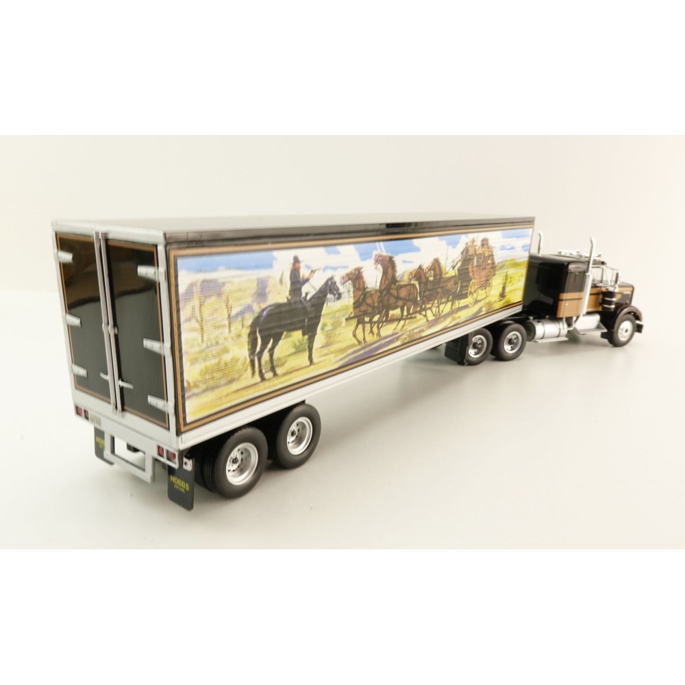 WERK83 W83431001 - Kenworth W925 6x4 Truck with Box Trailer Smokey and the Bandit - Scale 1:43