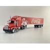 WERK83 W83431002 - 1986 Kenworth T600 6x4 Truck with Box Trailer Coca Cola - Scale 1:43