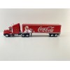 WERK83 W83431002 - 1986 Kenworth T600 6x4 Truck with Box Trailer Coca Cola - Scale 1:43