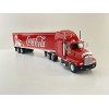 WERK83 W83431002 - 1986 Kenworth T600 6x4 Truck with Box Trailer Coca Cola - Scale 1:43