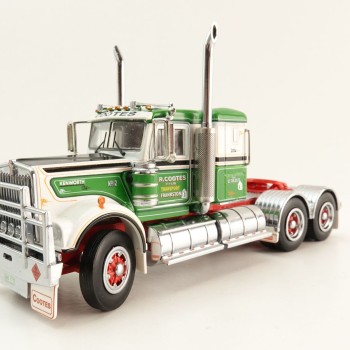 Iconic Replicas - Australian Kenworth W900 6x4 Low Bunk Truck I R Cootes Holdings - Scale 1:50
