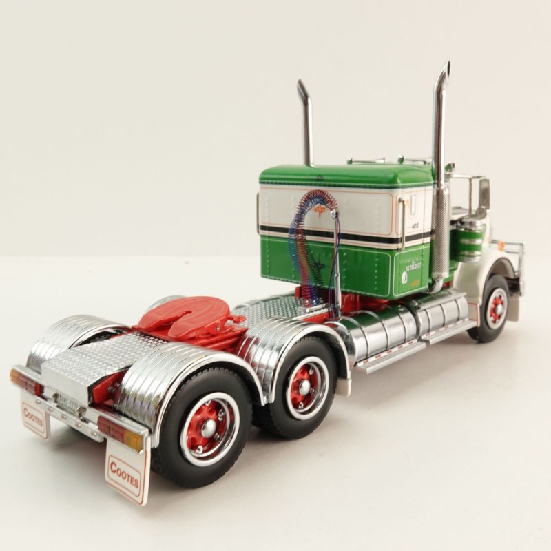 Iconic Replicas - Australian Kenworth W900 6x4 Low Bunk Truck I R Cootes Holdings - Scale 1:50