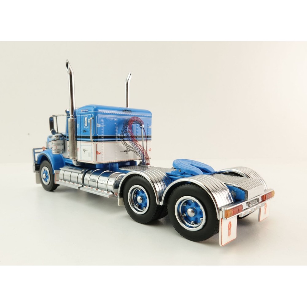 Iconic Replicas - Australian Kenworth W900 6x4 Low Bunk Truck JJ LEECH & SONS - Scale 1:50