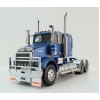 Iconic Replicas - Kenworth W900 6x4 SAR Lowline Bunk Truck Blue Metallic - Scale 1:50