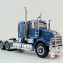 Iconic Replicas - Kenworth W900 6x4 SAR Lowline Bunk Truck Blue Metallic Spider Wheels - Scale 1:50