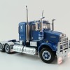 Iconic Replicas - Kenworth W900 6x4 SAR Lowline Bunk Truck Blue Metallic Spider Wheels - Scale 1:50