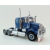 Iconic Replicas - Kenworth W900 6x4 SAR Lowline Bunk Truck Blue Metallic Spider Wheels - Scale 1:50