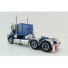 Iconic Replicas - Kenworth W900 6x4 SAR Lowline Bunk Truck Blue Metallic Spider Wheels - Scale 1:50