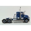 Iconic Replicas - Kenworth W900 6x4 SAR Lowline Bunk Truck Blue Metallic Spider Wheels - Scale 1:50