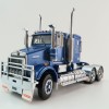 Iconic Replicas - Kenworth W900 6x4 SAR Lowline Bunk Truck Blue Metallic Spider Wheels - Scale 1:50