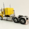 Iconic Replicas - Kenworth W900 6x4 SAR Lowline Bunk Truck Yellow - Scale 1:50