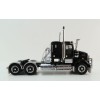 Iconic Replicas - Kenworth W900 SAR 6x4 Lowline Bunk Truck Black Spider - Scale 1:50