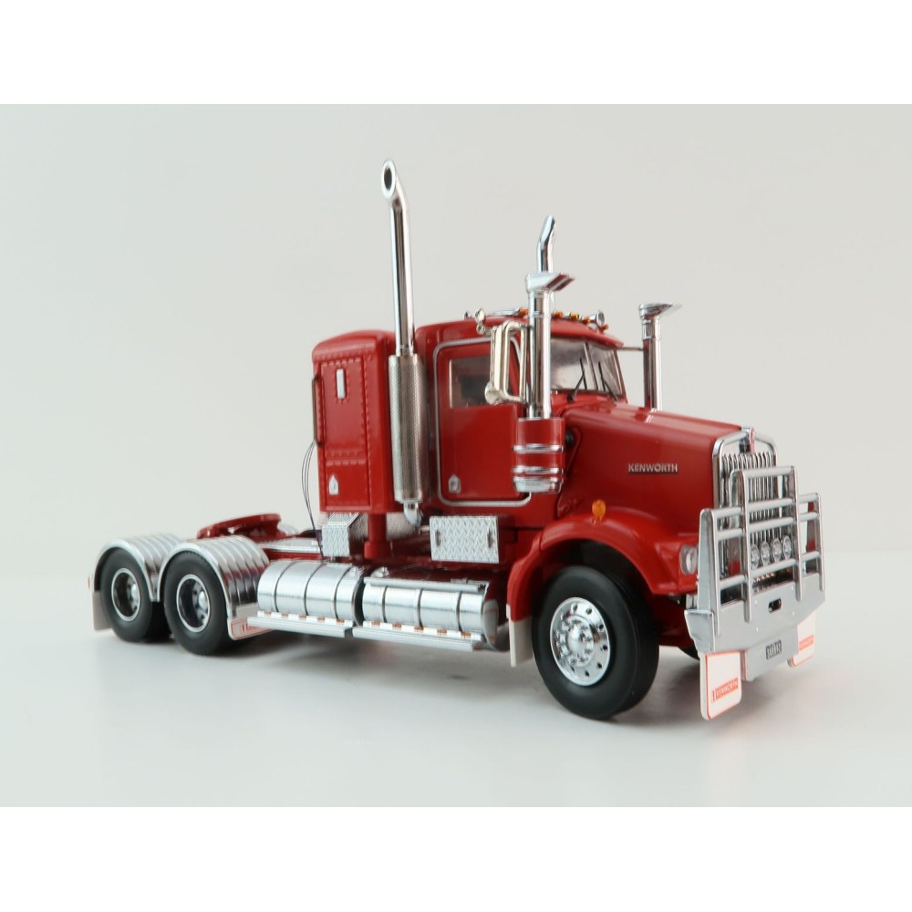 Iconic Replicas - Kenworth W900 SAR 6x4 Lowline Bunk Truck Red - Scale 1:50