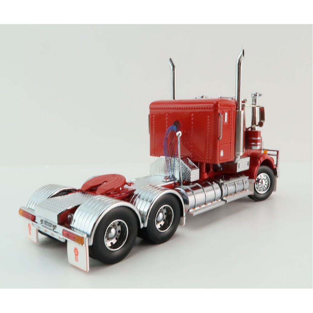Iconic Replicas - Kenworth W900 SAR 6x4 Lowline Bunk Truck Red - Scale 1:50
