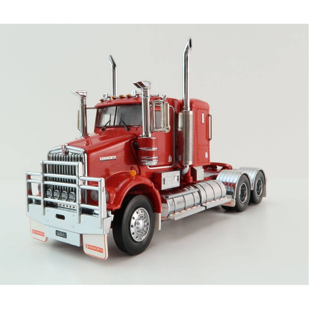 Iconic Replicas - Kenworth W900 SAR 6x4 Lowline Bunk Truck Red - Scale 1:50