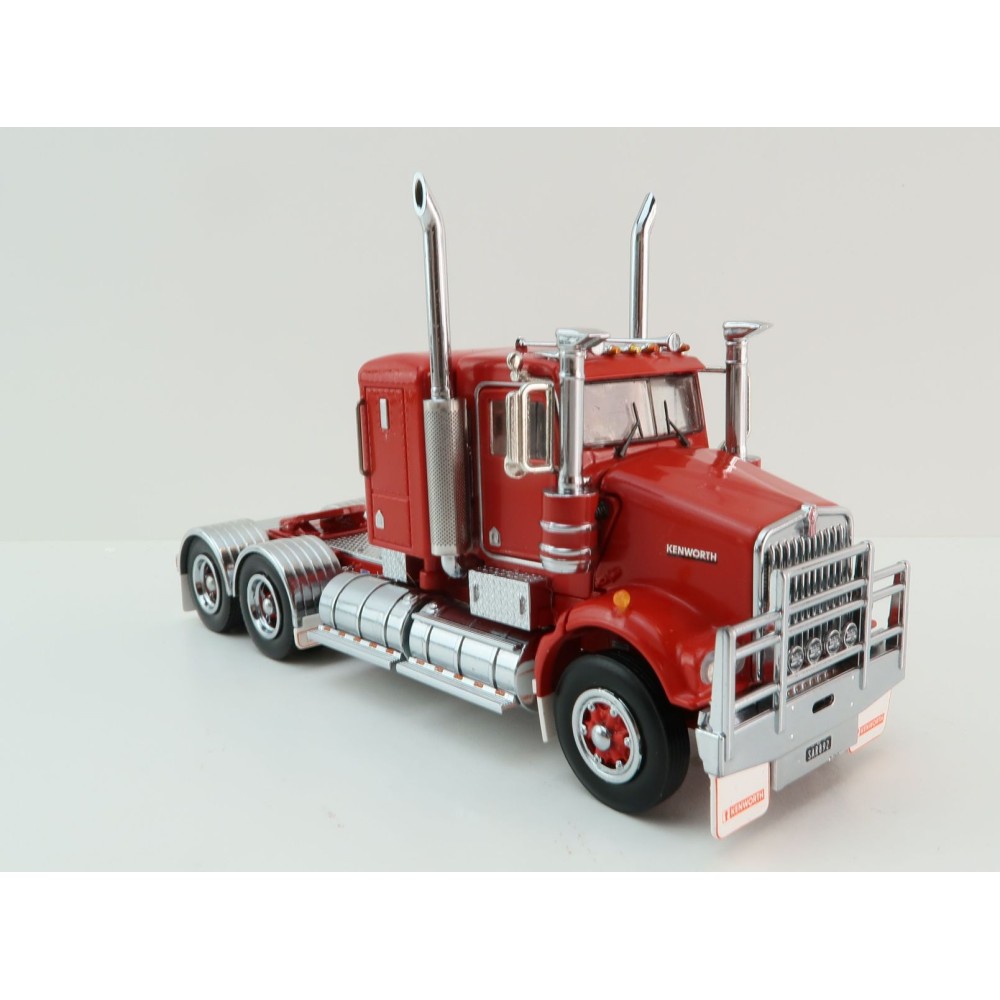 Iconic Replicas - Kenworth W900 SAR 6x4 Lowline Bunk Truck Red Spider - Scale 1:50