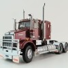 Iconic Replicas - Kenworth W900 SAR 6x4 Lowline Bunk Truck Vintage Burgundy  - Scale 1:50