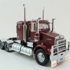 Iconic Replicas - Kenworth W900 SAR 6x4 Lowline Bunk Truck Vintage Burgundy  - Scale 1:50
