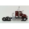 Iconic Replicas - Kenworth W900 SAR 6x4 Lowline Bunk Truck Vintage Burgundy  - Scale 1:50
