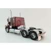 Iconic Replicas - Kenworth W900 SAR 6x4 Lowline Bunk Truck Vintage Burgundy  - Scale 1:50