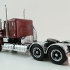 Iconic Replicas - Kenworth W900 SAR 6x4 Lowline Bunk Truck Vintage Burgundy Spider - Scale 1:50