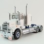 Iconic Replicas - Kenworth W900 SAR 6x4 Lowline Bunk Truck White Blue Spider - Scale 1:50