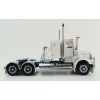 Iconic Replicas - Kenworth W900 SAR 6x4 Lowline Bunk Truck White Blue Spider - Scale 1:50