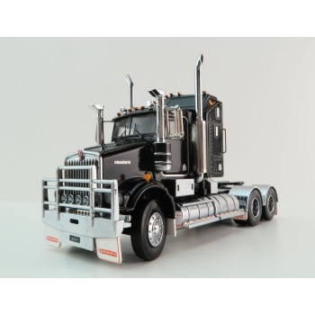 Iconic Replicas - Kenworth W900 SAR Aerodyne 6x4 Prime Mover Truck Black - Scale 1:50