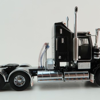 Iconic Replicas - Kenworth W900 SAR Aerodyne 6x4 Prime Mover Truck Black - Scale 1:50
