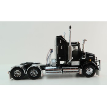 Iconic Replicas - Kenworth W900 SAR Aerodyne 6x4 Prime Mover Truck Black - Scale 1:50