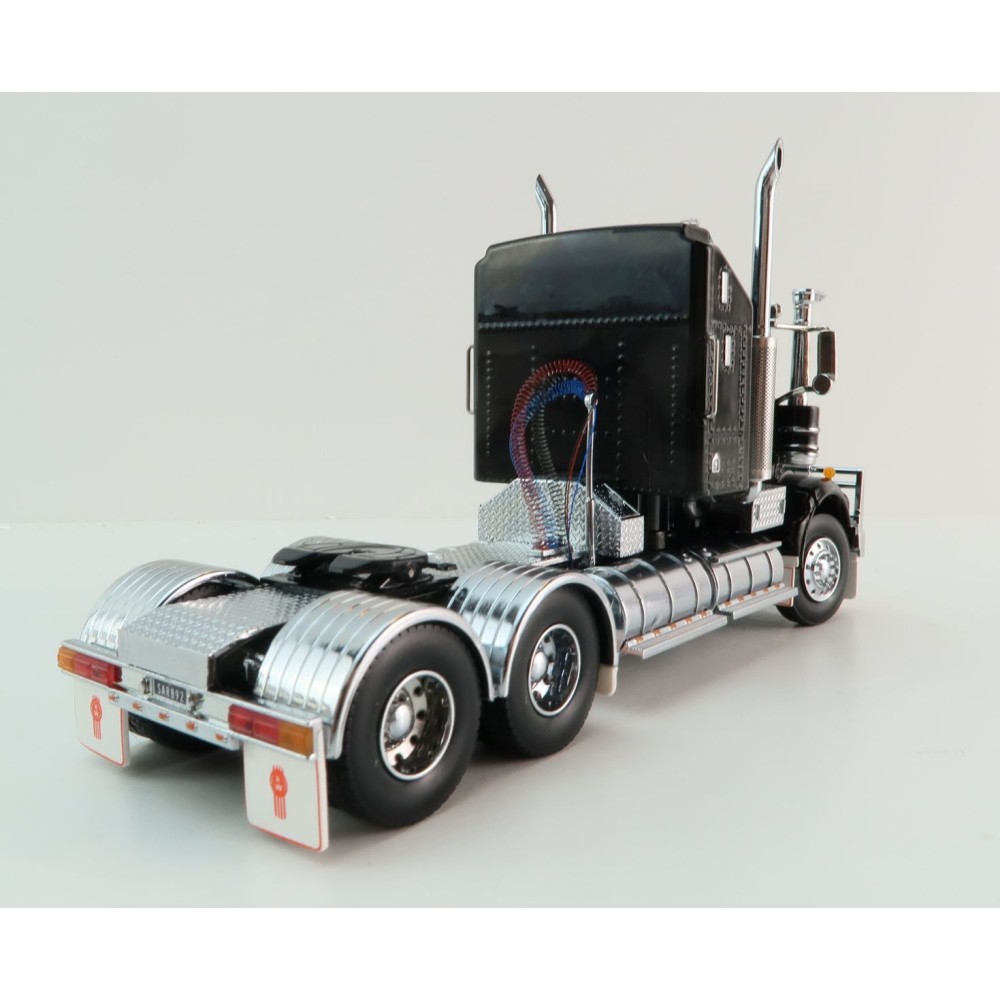 Iconic Replicas - Kenworth W900 SAR Aerodyne 6x4 Prime Mover Truck Black - Scale 1:50