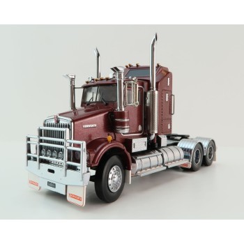 Iconic Replicas - Kenworth W900 SAR Aerodyne 6x4 Prime Mover Truck Burgundy - Scale 1:50