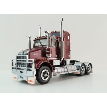 Iconic Replicas - Kenworth W900 SAR Aerodyne 6x4 Prime Mover Truck Burgundy Spider - Scale 1:50