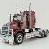 Iconic Replicas - Kenworth W900 SAR Aerodyne 6x4 Prime Mover Truck Burgundy Spider - Scale 1:50