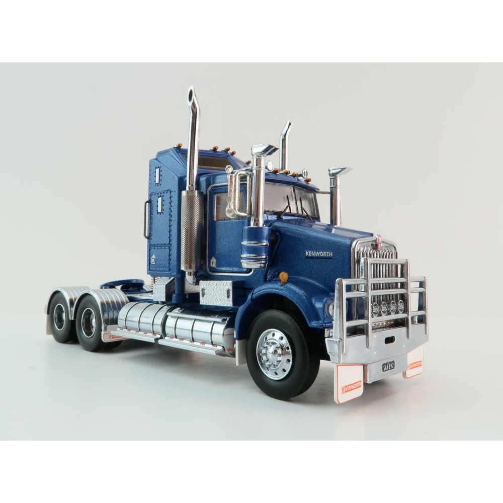 Iconic Replicas - Kenworth W900 SAR Aerodyne 6x4 Truck Metallic Blue - Scale 1:50