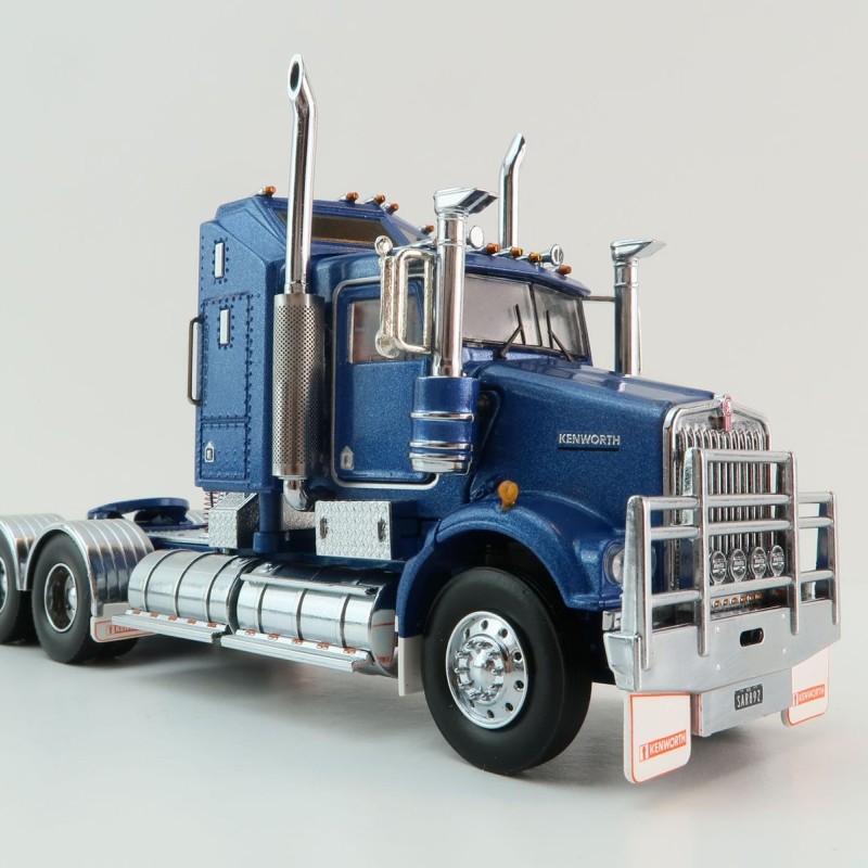 Iconic Replicas - Kenworth W900 SAR Aerodyne 6x4 Truck Metallic Blue - Scale 1:50