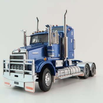 Iconic Replicas - Kenworth W900 SAR Aerodyne 6x4 Truck Metallic Blue - Scale 1:50