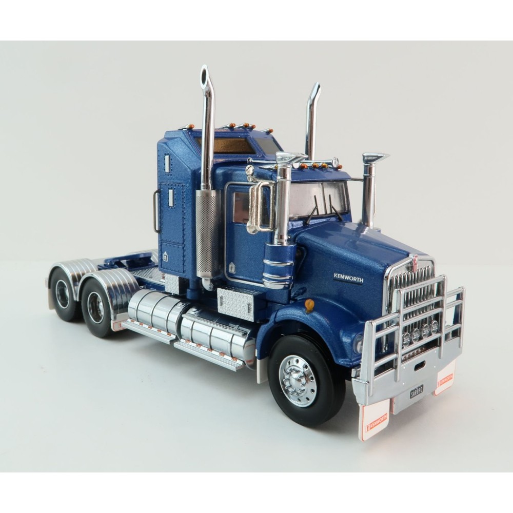 Iconic Replicas - Kenworth W900 SAR Aerodyne 6x4 Truck Metallic Blue - Scale 1:50