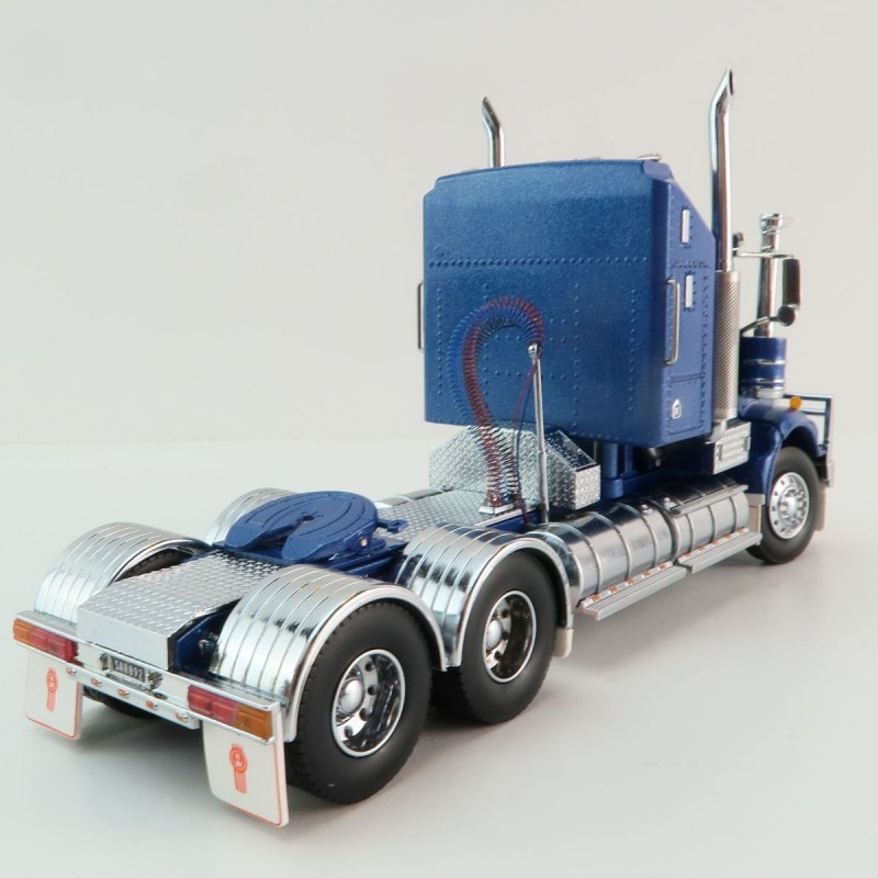 Iconic Replicas - Kenworth W900 SAR Aerodyne 6x4 Truck Metallic Blue - Scale 1:50