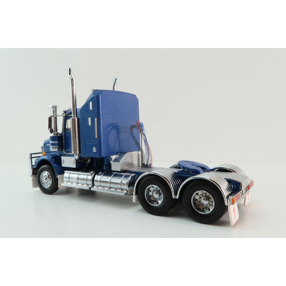 Iconic Replicas - Kenworth W900 SAR Aerodyne 6x4 Truck Metallic Blue - Scale 1:50