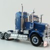 Iconic Replicas - Kenworth W900 SAR Aerodyne 6x4 Truck Metallic Blue Spider Wheels - Scale 1:50